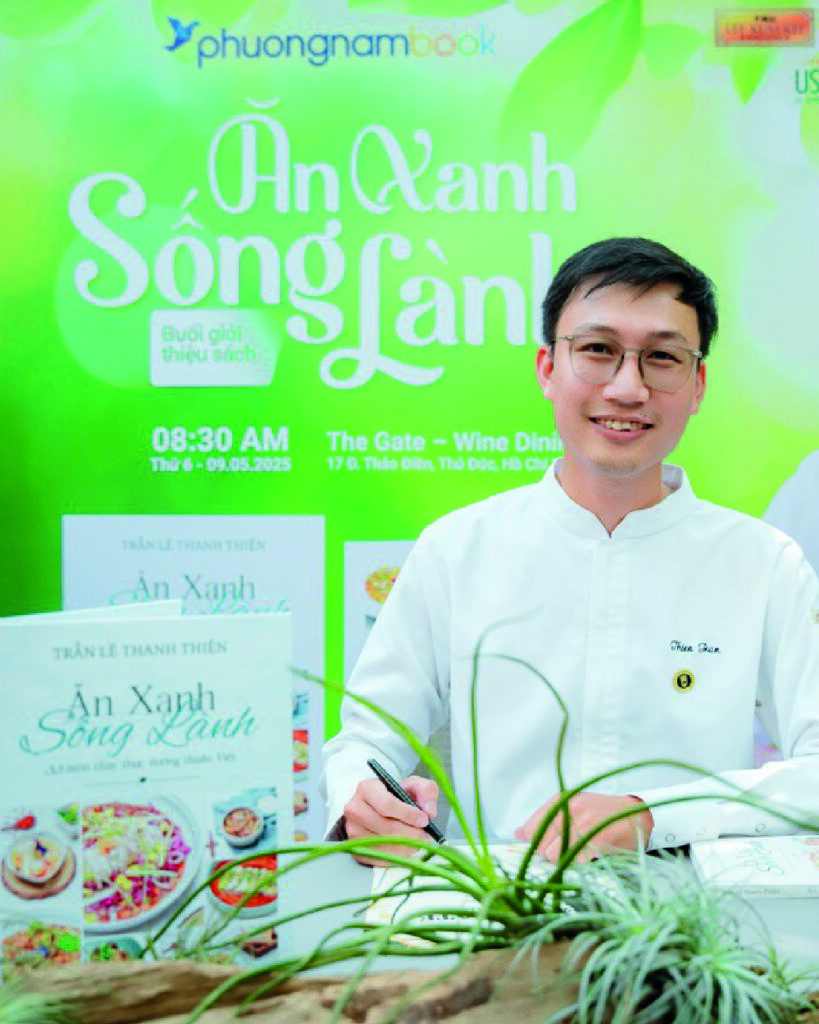 Announcement of the Launch of the Plant-Based Cookbook: An Xanh Song Lanh 9-100